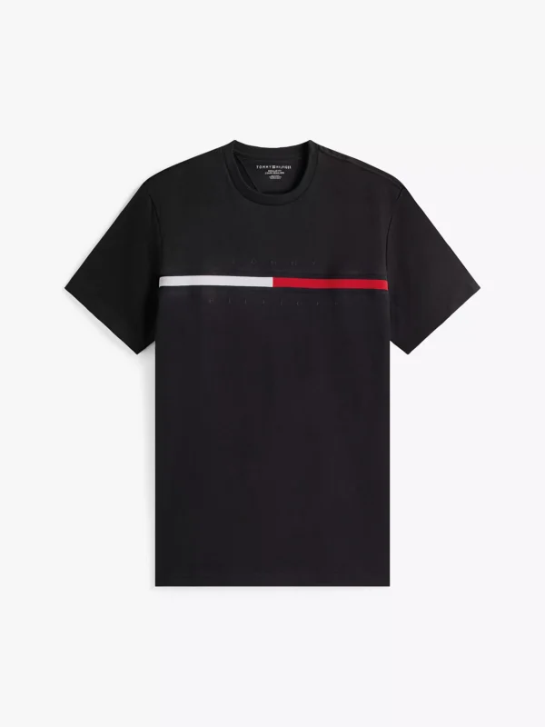 Camiseta con el logo en bandera Tommy Hilfiger