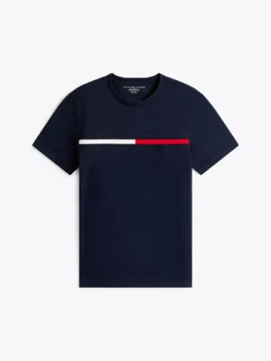 Camiseta con el logo en bandera Tommy Hilfiger