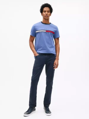 Camiseta con el logo en bandera Tommy Hilfiger